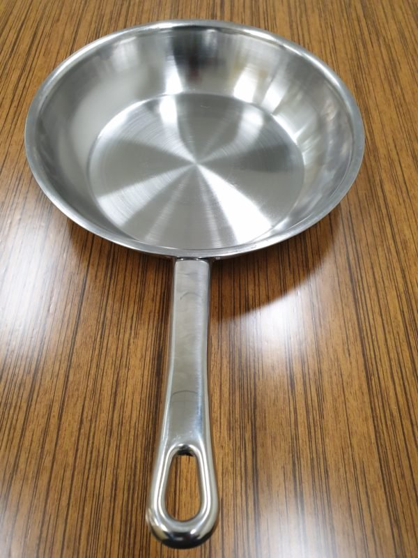 28 cm New 4622 Stainless Frypan - Rivetted Single Handle only - Image 2