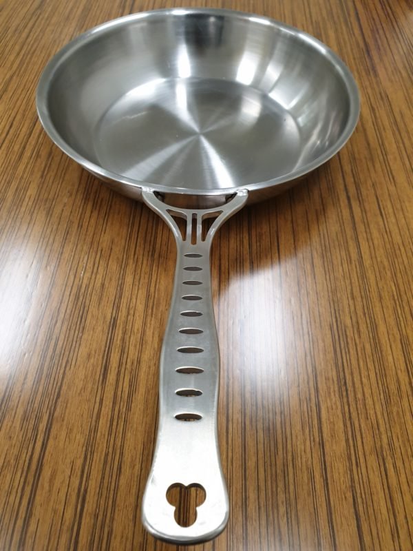 28 cm New 4622 Stainless Frypan - Tig Welded Single Handle only - Image 2